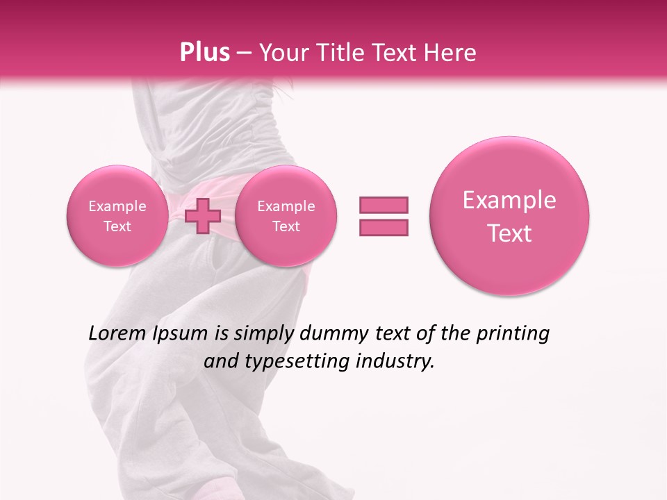 Artist Athlete Moving PowerPoint Template