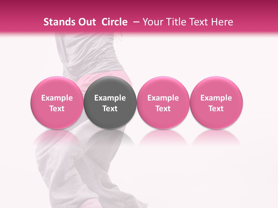 Artist Athlete Moving PowerPoint Template