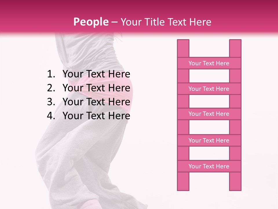 Artist Athlete Moving PowerPoint Template