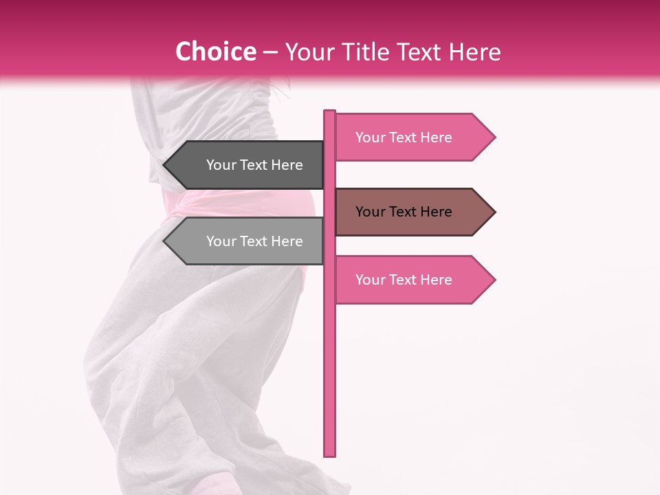 Artist Athlete Moving PowerPoint Template