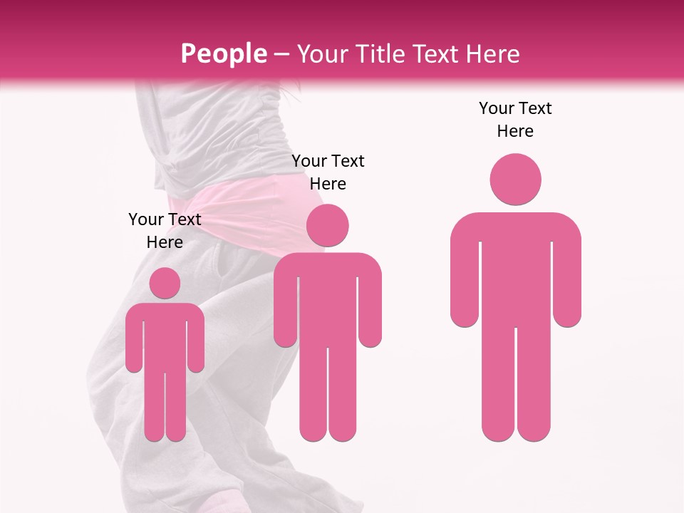 Artist Athlete Moving PowerPoint Template