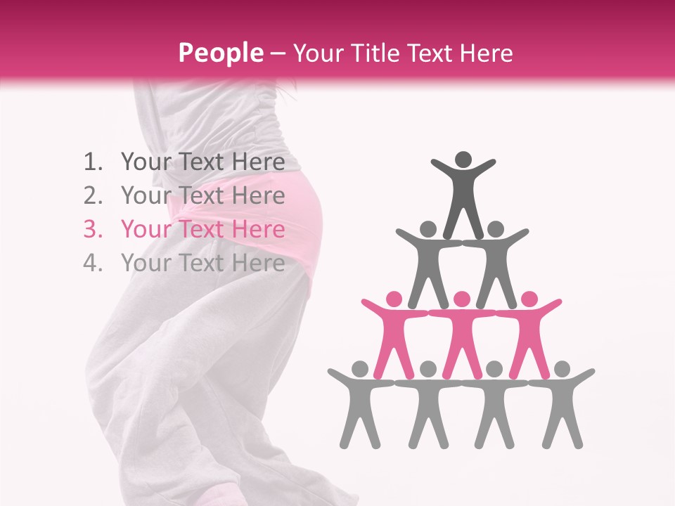 Artist Athlete Moving PowerPoint Template