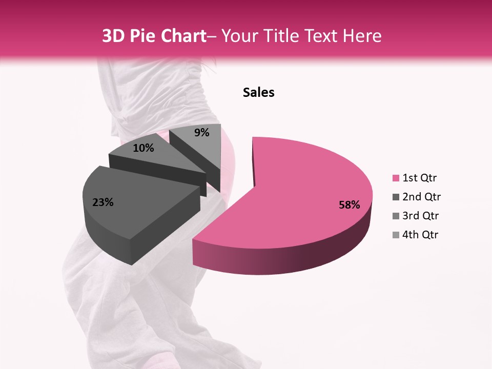 Artist Athlete Moving PowerPoint Template