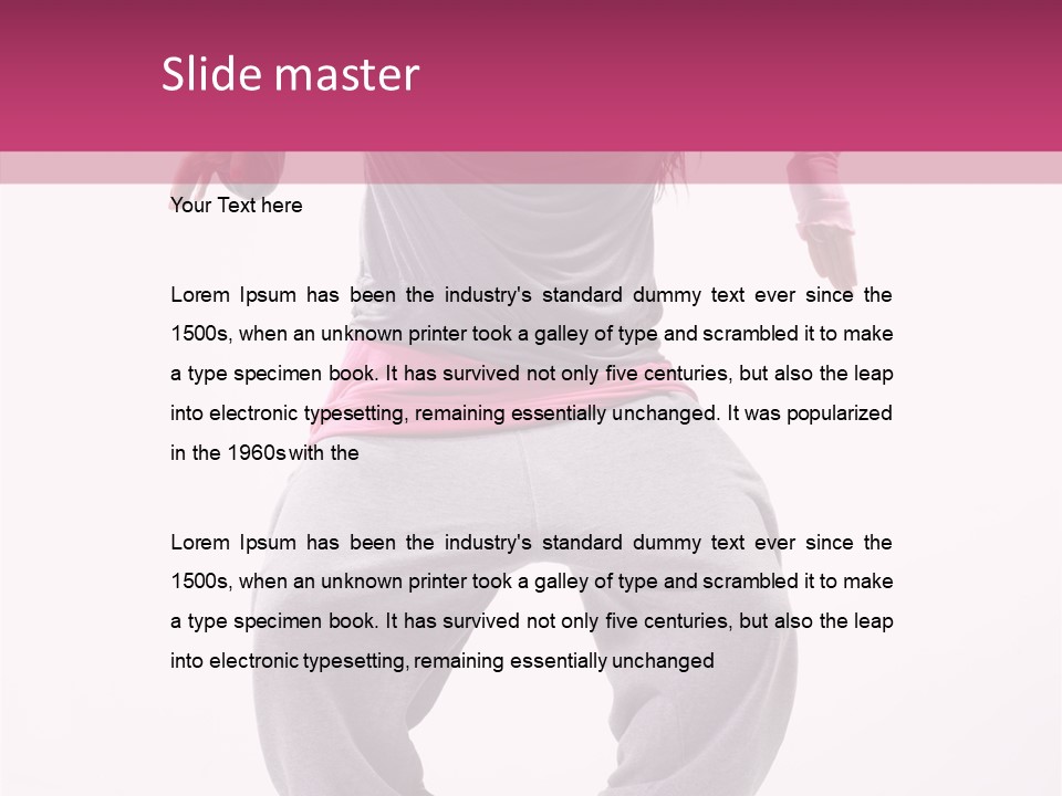 Jazz Young Stunt PowerPoint Template