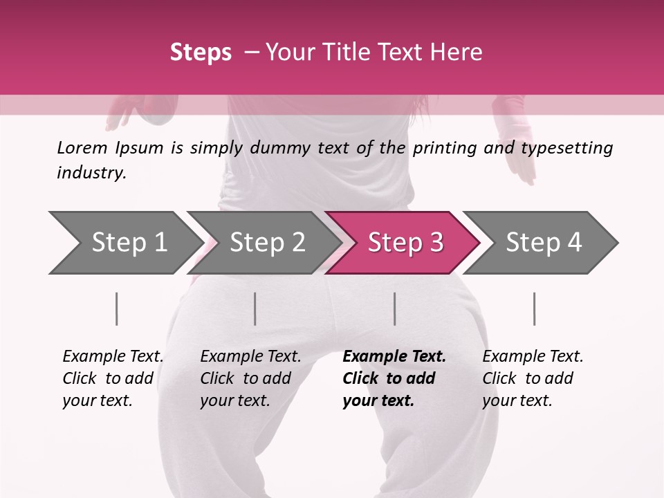 Jazz Young Stunt PowerPoint Template