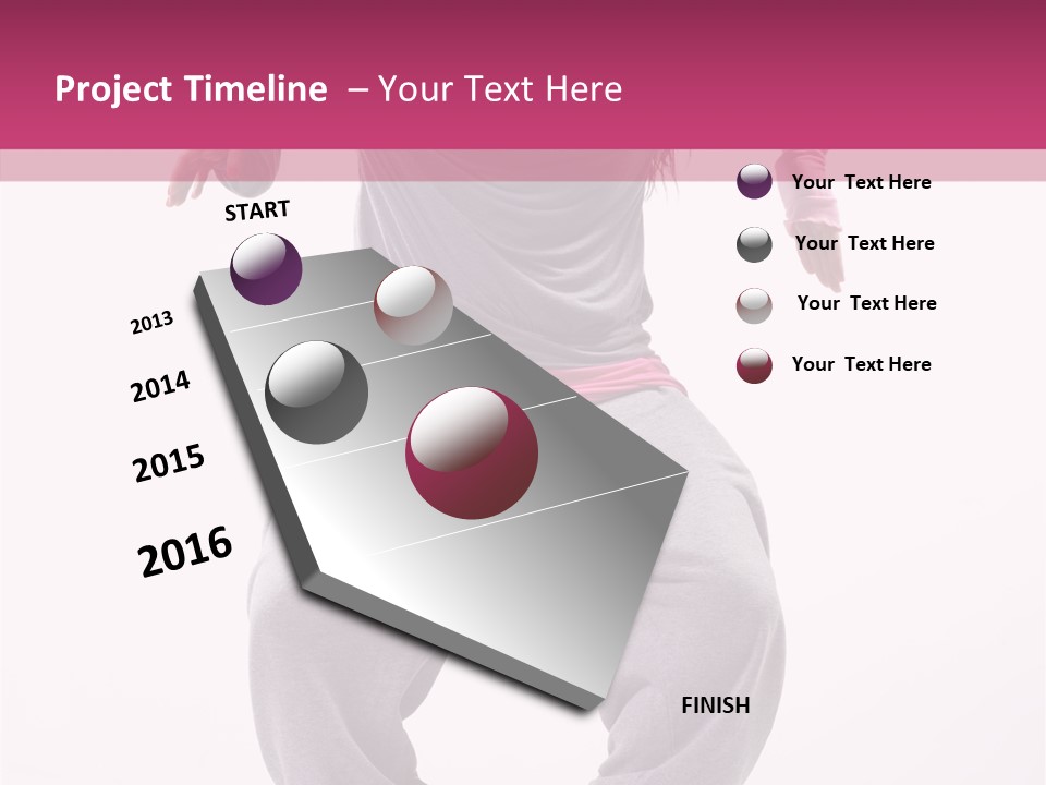 Jazz Young Stunt PowerPoint Template