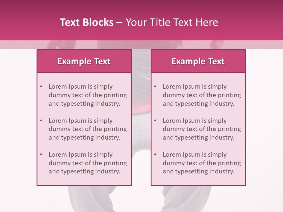 Jazz Young Stunt PowerPoint Template