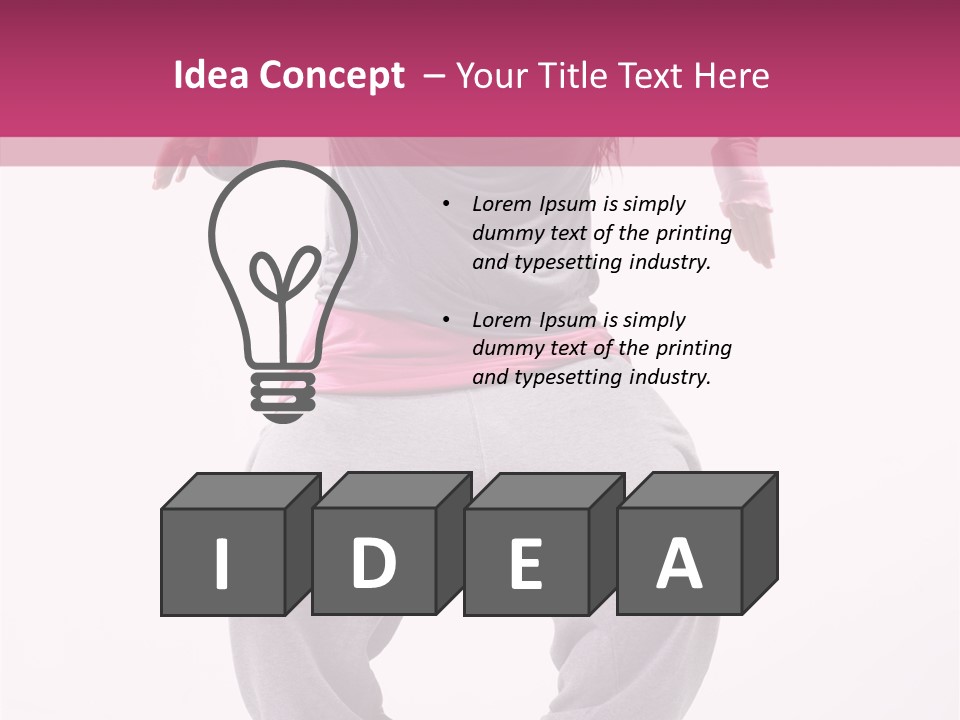 Jazz Young Stunt PowerPoint Template