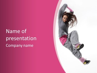 Sport Model Exercise PowerPoint Template