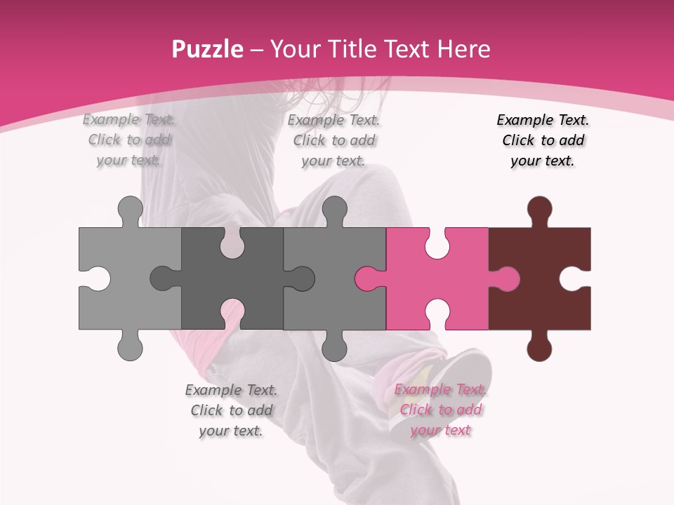 Sport Model Exercise PowerPoint Template