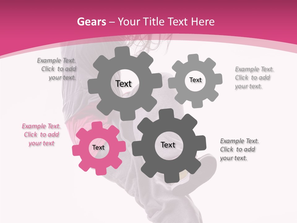 Sport Model Exercise PowerPoint Template