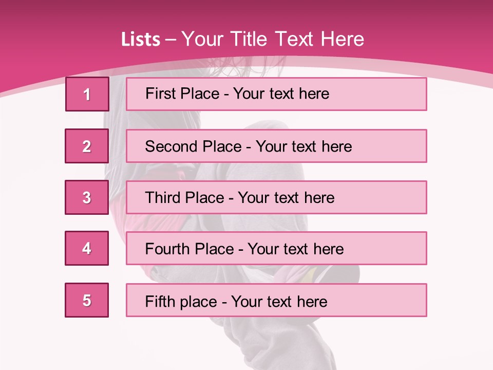 Sport Model Exercise PowerPoint Template