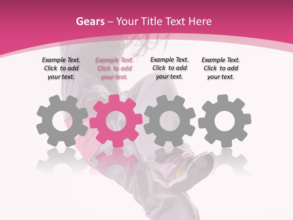 Sport Model Exercise PowerPoint Template