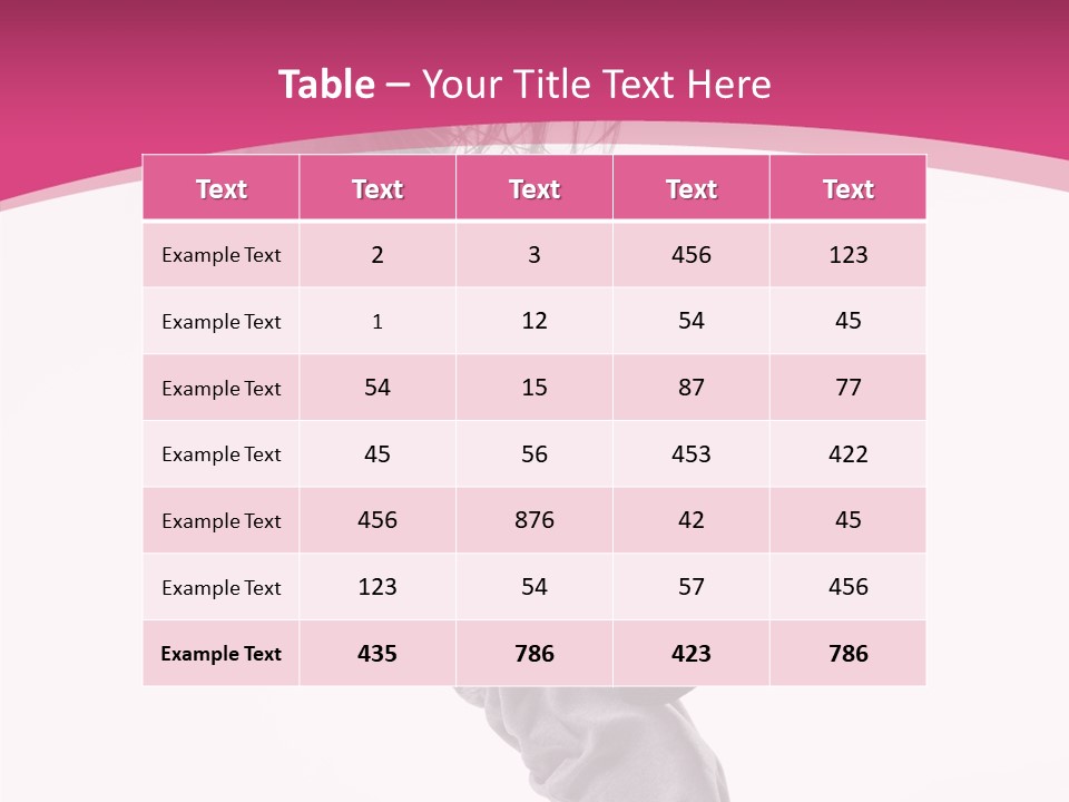 Sport Model Exercise PowerPoint Template