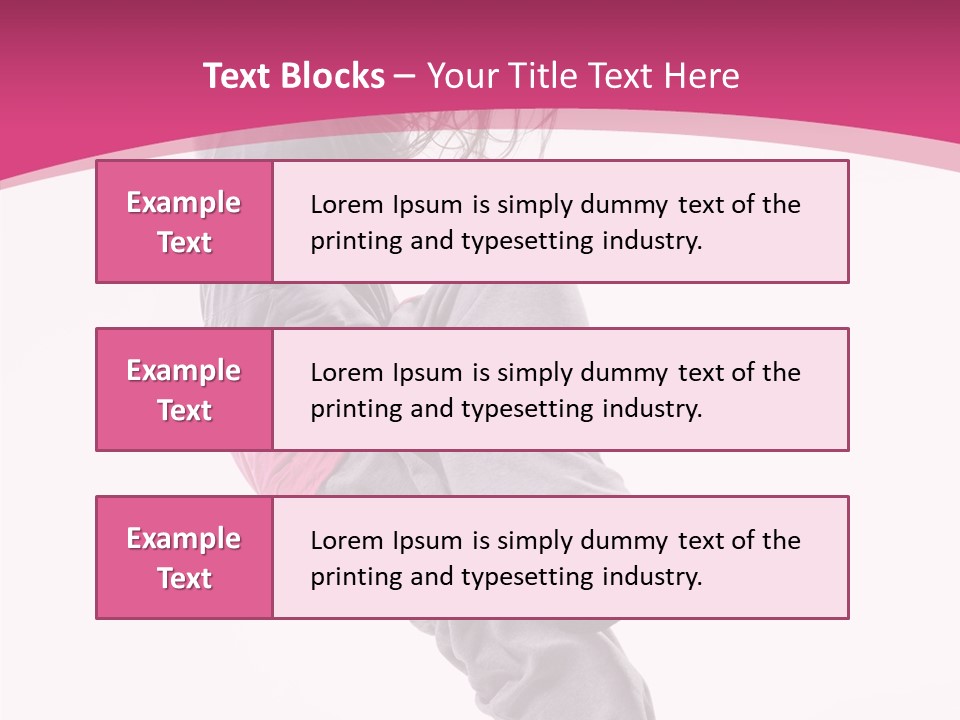 Sport Model Exercise PowerPoint Template