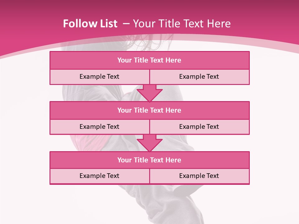 Sport Model Exercise PowerPoint Template