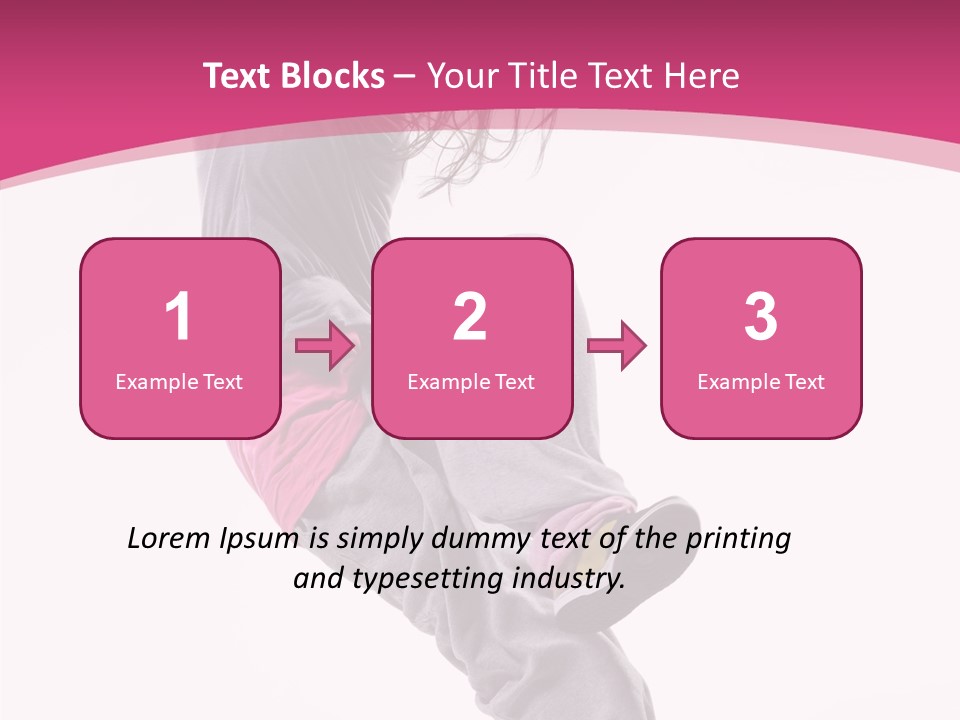 Sport Model Exercise PowerPoint Template