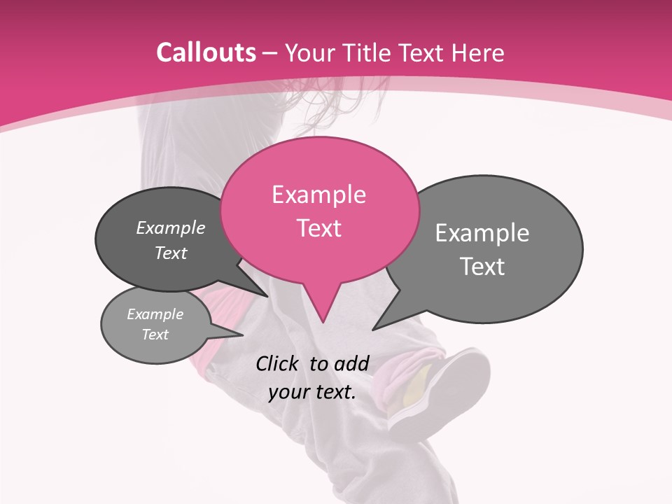 Sport Model Exercise PowerPoint Template