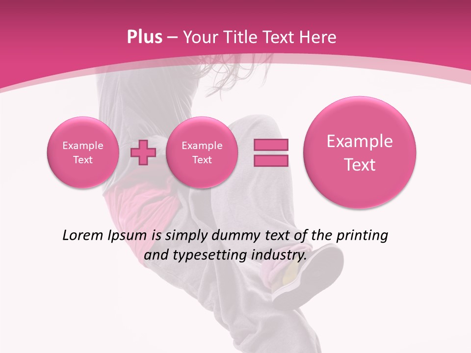 Sport Model Exercise PowerPoint Template