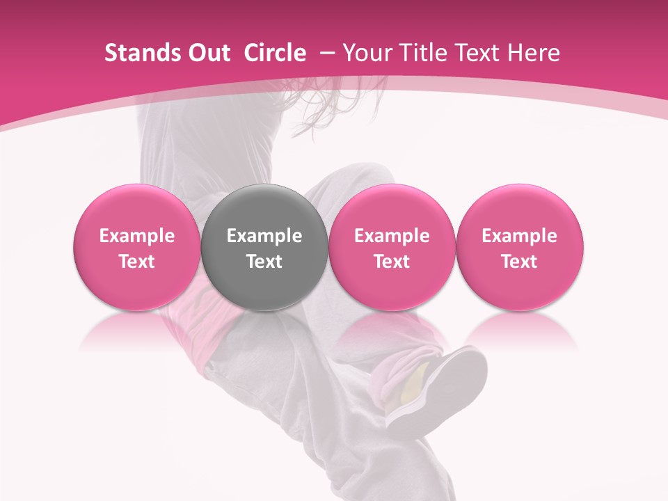 Sport Model Exercise PowerPoint Template