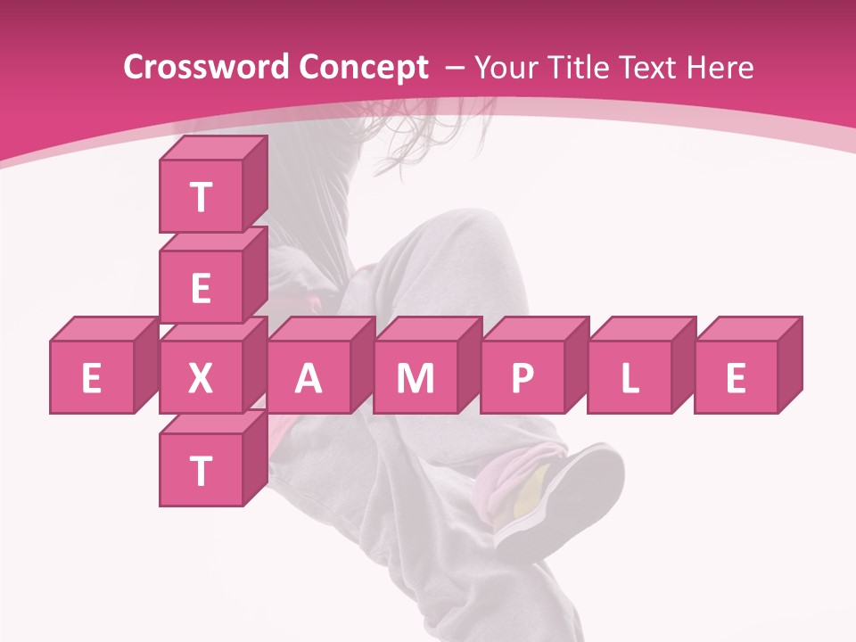 Sport Model Exercise PowerPoint Template