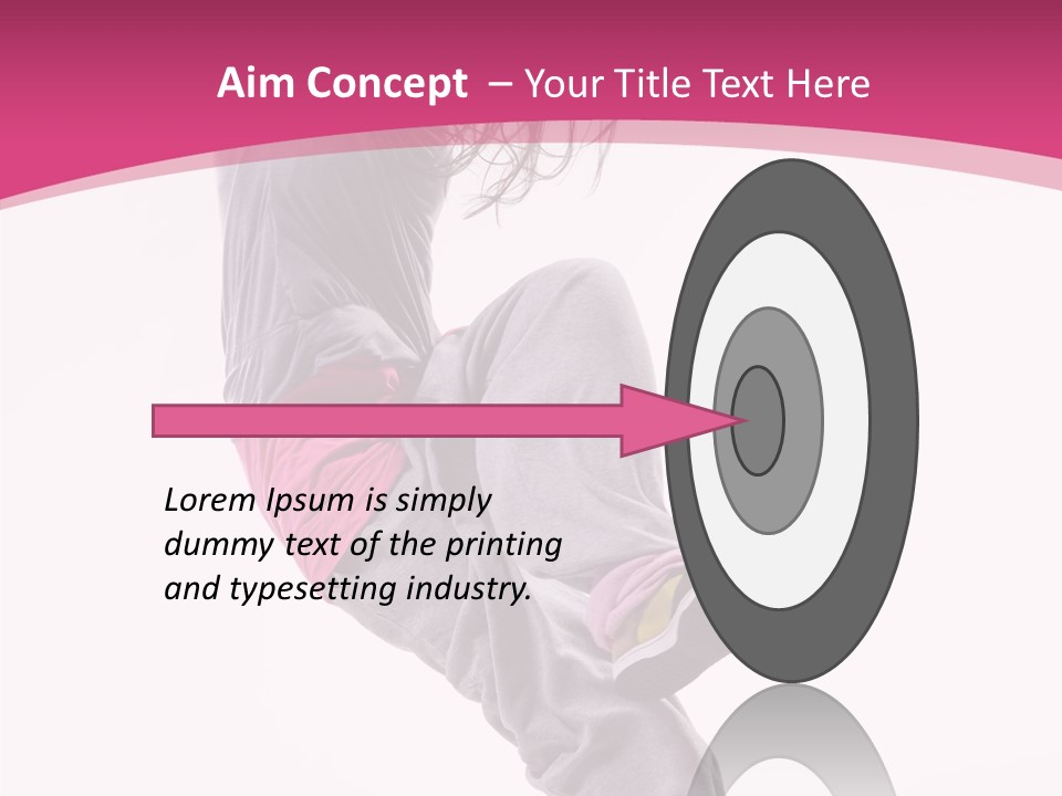 Sport Model Exercise PowerPoint Template