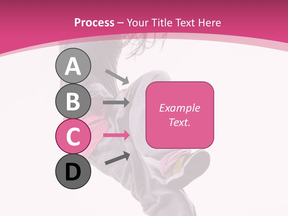 Sport Model Exercise PowerPoint Template