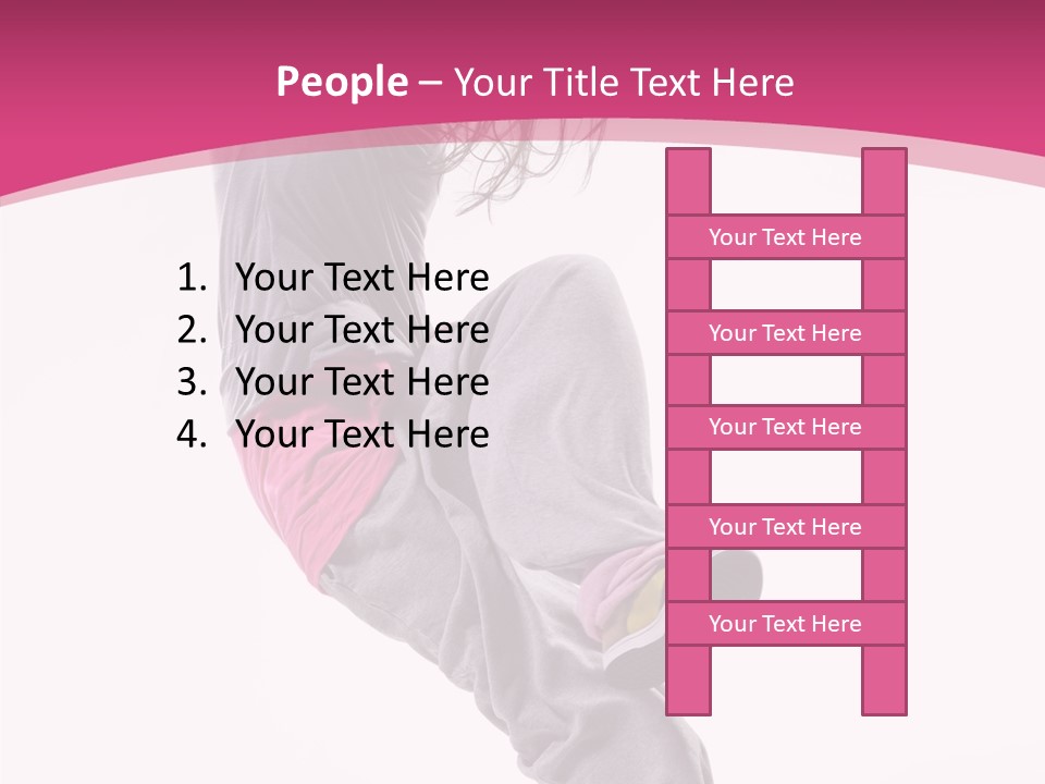 Sport Model Exercise PowerPoint Template