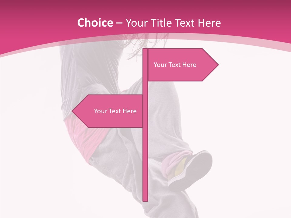 Sport Model Exercise PowerPoint Template