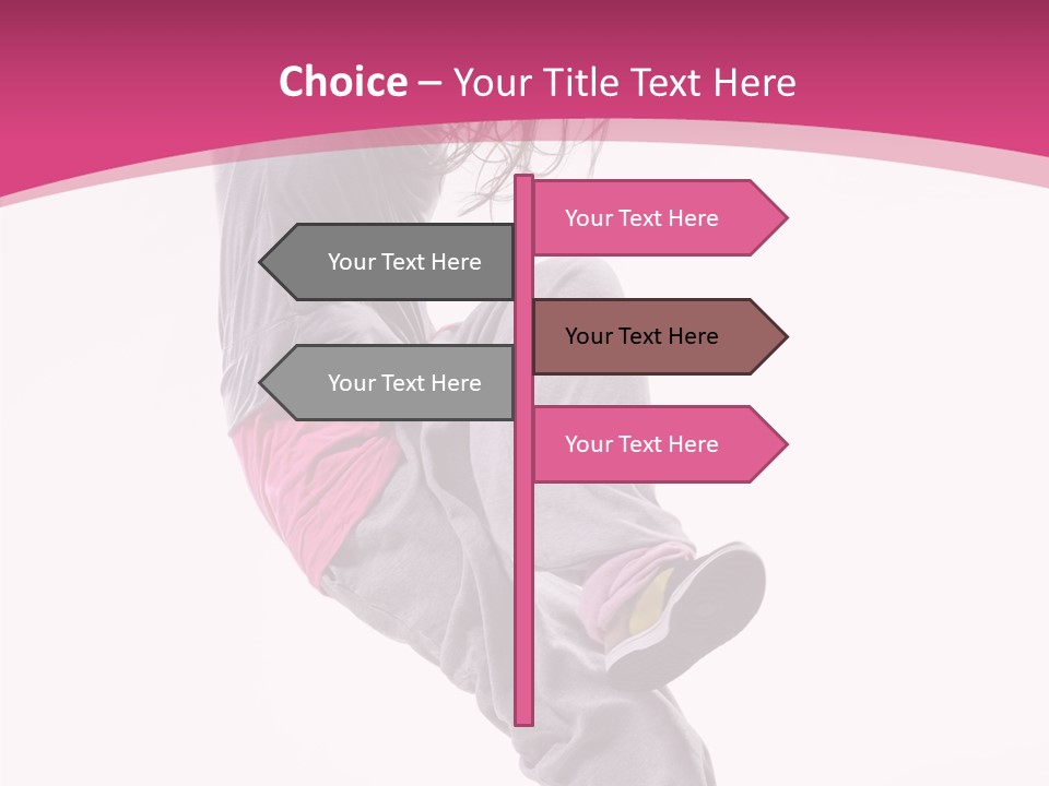 Sport Model Exercise PowerPoint Template