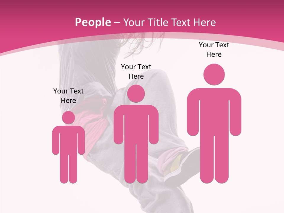 Sport Model Exercise PowerPoint Template