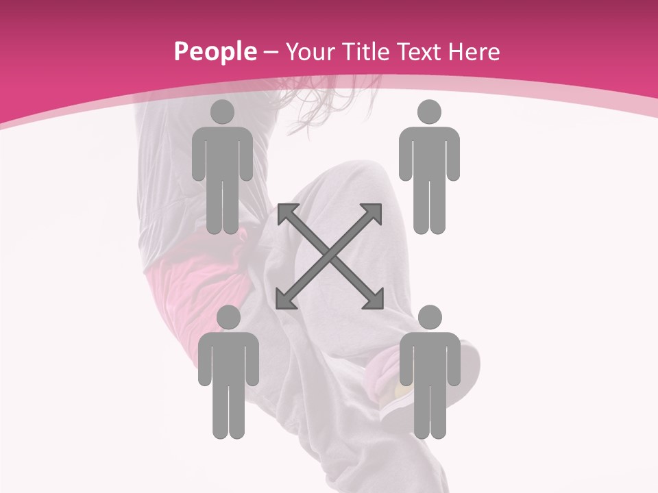 Sport Model Exercise PowerPoint Template