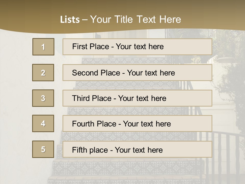 Climb Build Detail PowerPoint Template