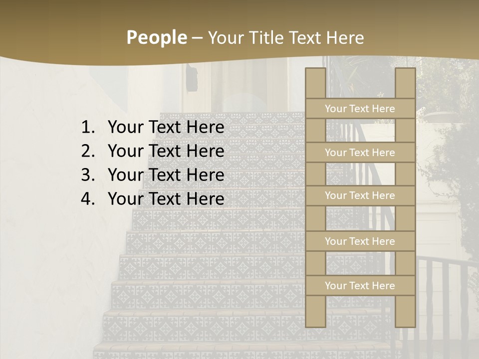 Climb Build Detail PowerPoint Template