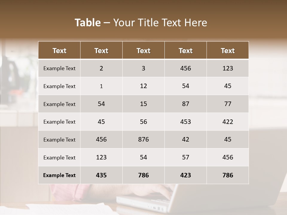 Mature S Kitchen PowerPoint Template