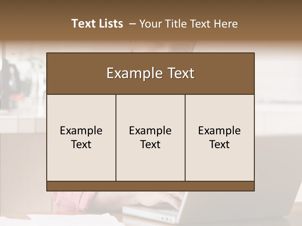 Mature S Kitchen PowerPoint Template