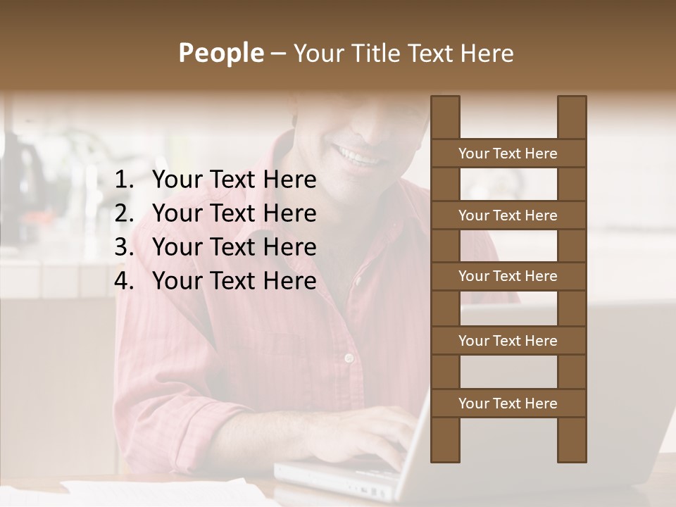 Mature S Kitchen PowerPoint Template