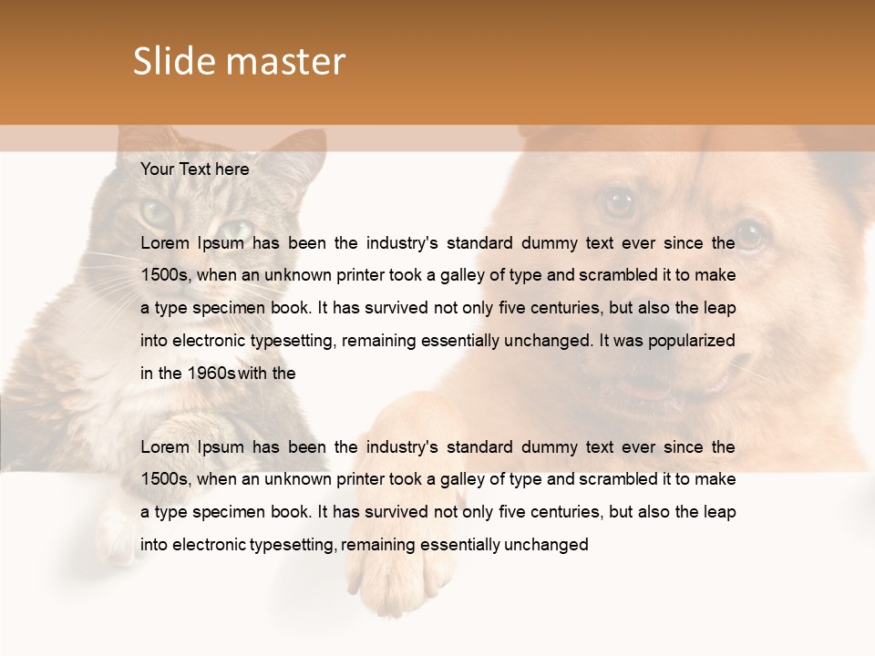 Mutt Banner Mixed PowerPoint Template