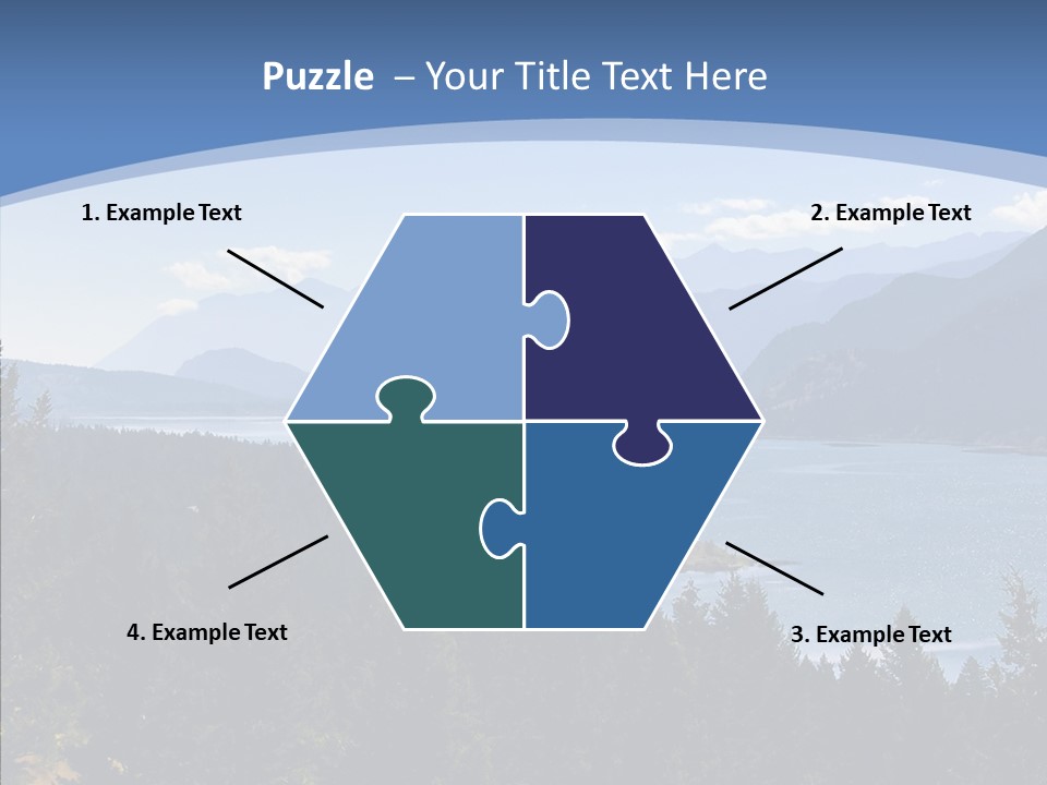 Mountain National Glacier PowerPoint Template