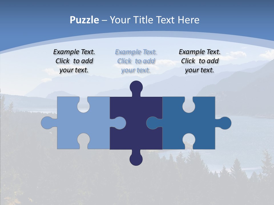 Mountain National Glacier PowerPoint Template