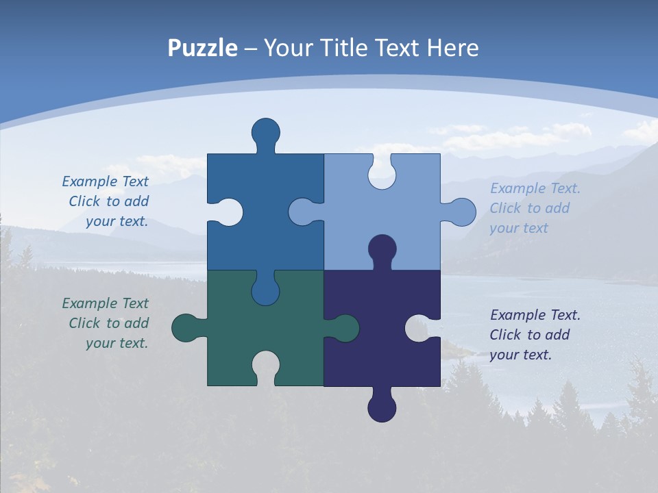 Mountain National Glacier PowerPoint Template