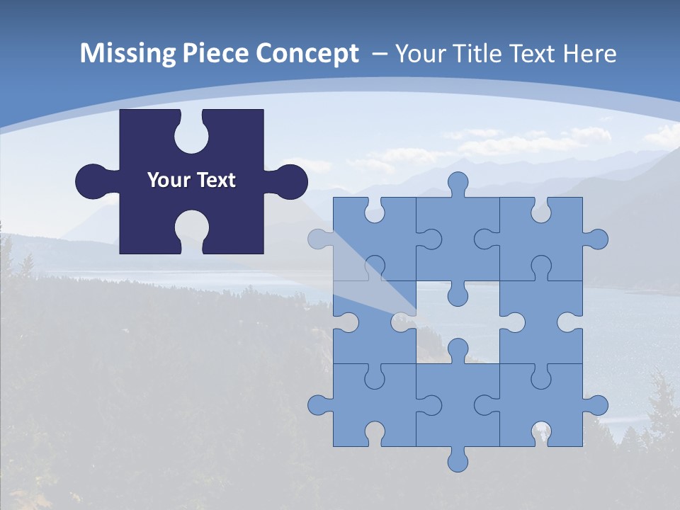 Mountain National Glacier PowerPoint Template