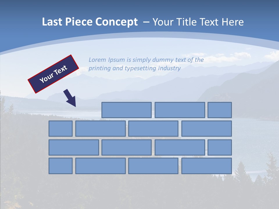 Mountain National Glacier PowerPoint Template