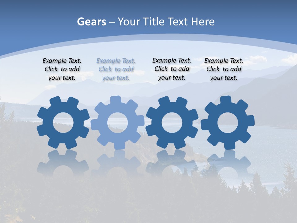 Mountain National Glacier PowerPoint Template