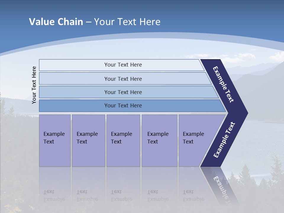 Mountain National Glacier PowerPoint Template
