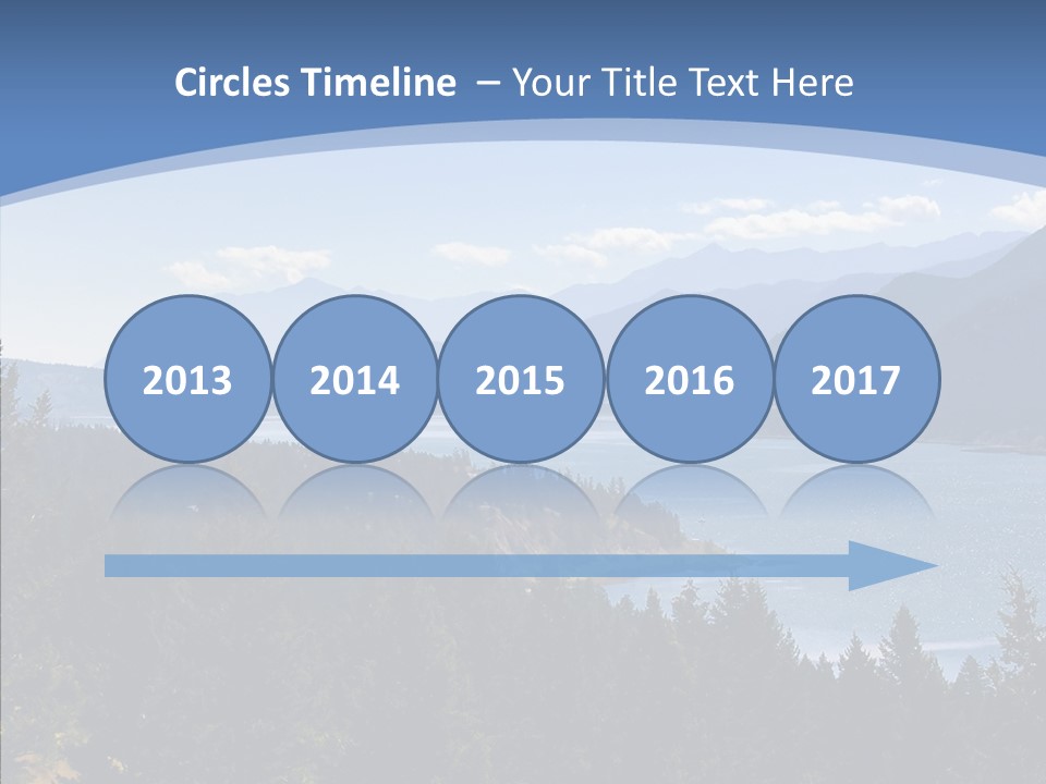 Mountain National Glacier PowerPoint Template