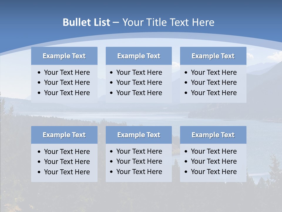 Mountain National Glacier PowerPoint Template