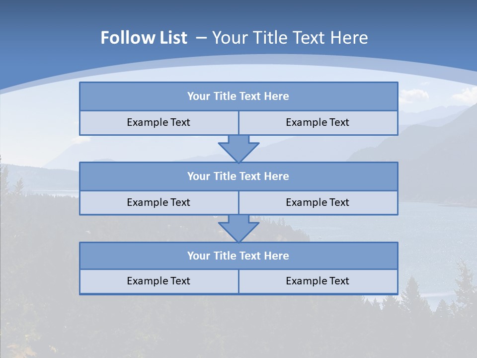 Mountain National Glacier PowerPoint Template