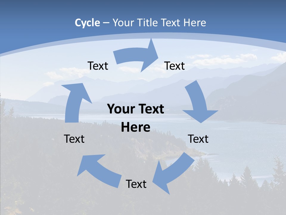 Mountain National Glacier PowerPoint Template