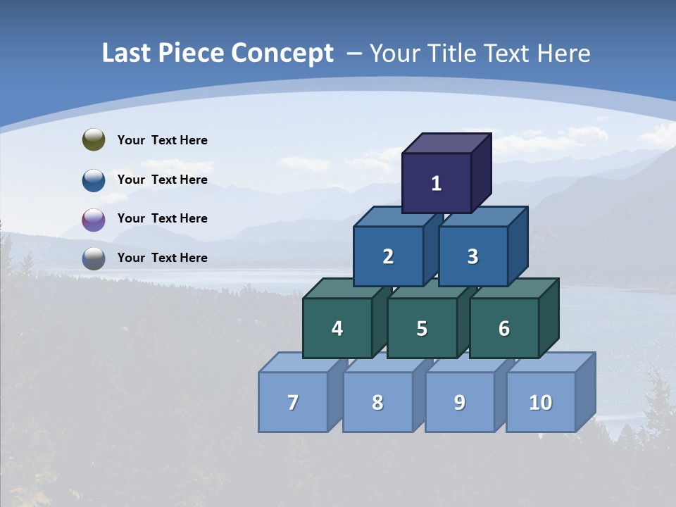 Mountain National Glacier PowerPoint Template